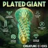 Creature Cocks Stegosaurus - dildo realistico - 20 cm - silicone verde