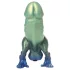 Creature Cocks - dildo dinosauro realistico - verde