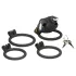 Master Series Bull - gabbia per pene con testa di toro (nera)