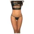 Mapalé - tanga micro lucida - nero - M/L