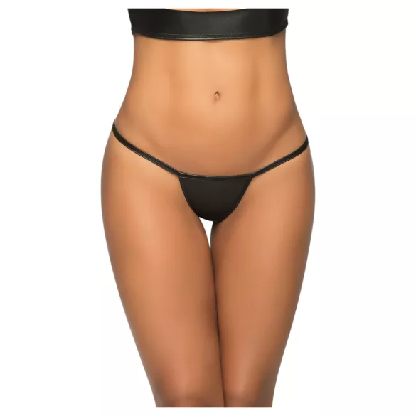 Mapalé - tanga micro lucida - nero - M/L
