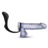 Avventure Anali Platinum - Dildo anale con anello fallico (nero)