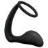 Avventure Anali Platinum - Dildo anale con anello fallico (nero)