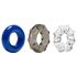 Stay Hard - Set di anelli penieni - 3pz (colorati)