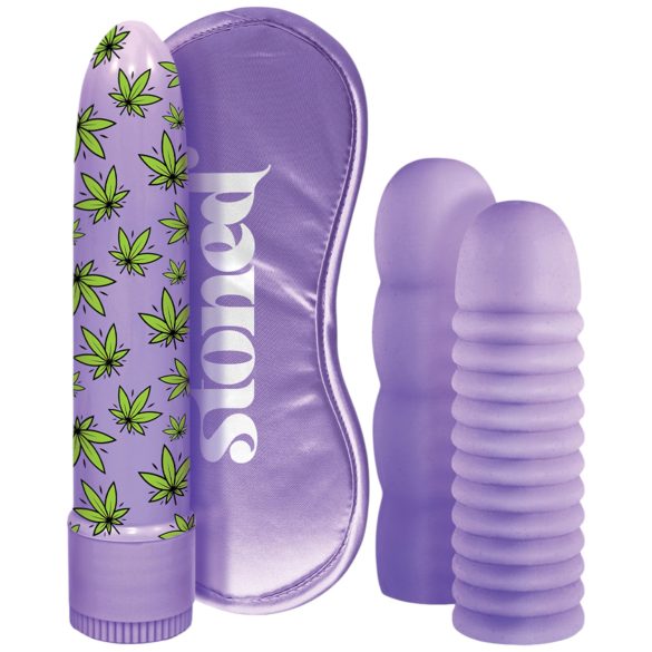 Stoner Bonga Bunga - Set vibratore a barra (4 pezzi) - viola