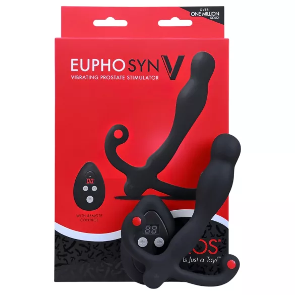 Aneros Eupho Syn V - vibratore prostatico con telecomando - nero