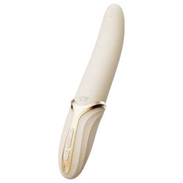 Zalo Eve - vibratore rotante riscaldante ricaricabile - bianco