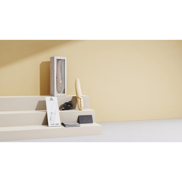 Zalo Eve - vibratore rotante riscaldante ricaricabile - bianco