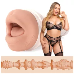   Fleshlight Mia Malkova - masturbatore bocca realistico - silicone naturale