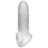 Perfect Fit - Fat Boy Checker Box - guaina peniena (15 cm, bianca)