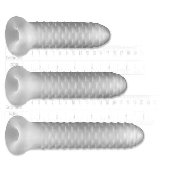 Perfect Fit - Fat Boy Checker Box - guaina peniena (15 cm, bianca)