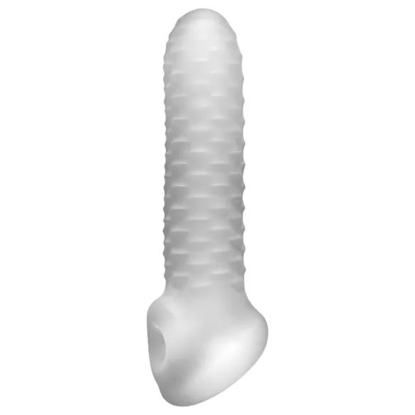 Fat Boy Checker Box - guaina pene - 17 cm - bianco