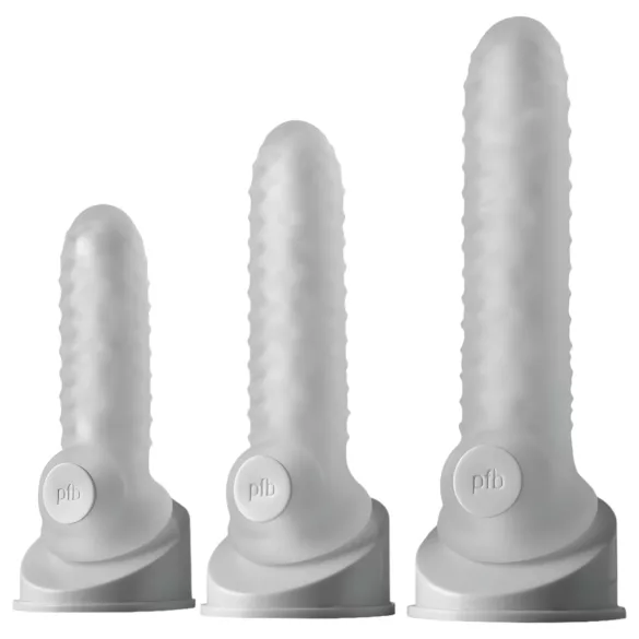 Fat Boy Checker Box - guaina pene - 17 cm - bianco
