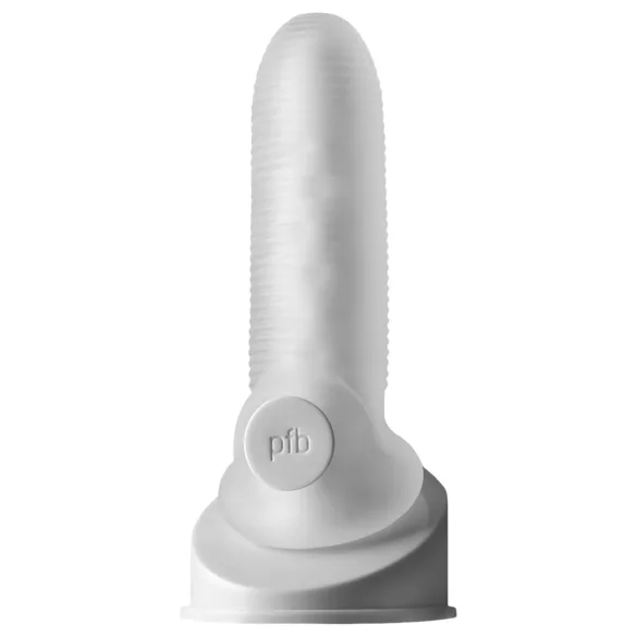 Perfect Fit - Fat Boy Micro a coste - guaina per pene (15 cm, bianco)