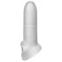 Perfect Fit - Fat Boy Micro a coste - guaina per pene (15 cm, bianco)
