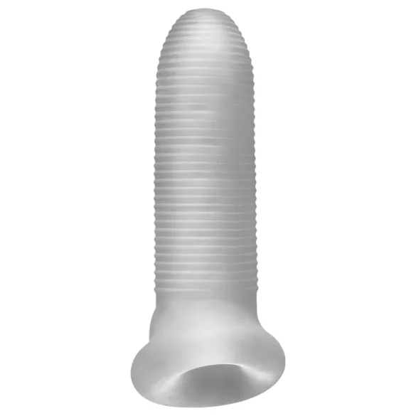 Perfect Fit - Fat Boy Micro a coste - guaina per pene (15 cm, bianco)