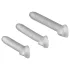 Perfect Fit - Fat Boy Micro a coste - guaina per pene (15 cm, bianco)