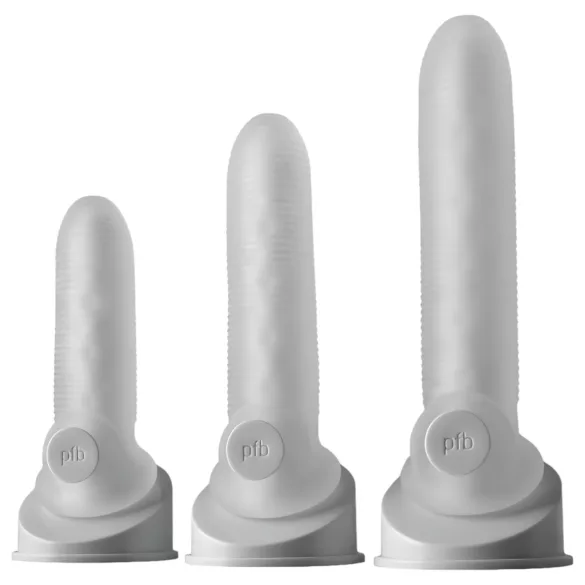 Perfect Fit - Fat Boy Micro a coste - guaina per pene (15 cm, bianco)