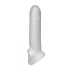 Perfect Fit - Fat Boy Micro a costine - guaina peniena (17 cm, bianco)