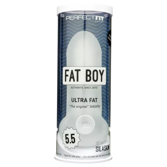 Perfect Fit - Fat Boy Original Ultra Fat - guaina per pene (15 cm, bianca)