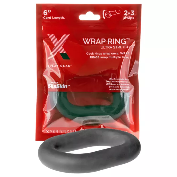 Perfect Fit - anello fallo spesso - silicone nero 15 cm