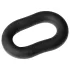 Perfect Fit - anello fallo spesso - silicone nero 15 cm