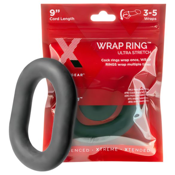 Perfect Fit Ultra Wrap 9 - anello fallico spesso - nero (22 cm)