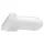 Perfect Fit - Fat Boy Thin - guaina per pene (10 cm, bianca)