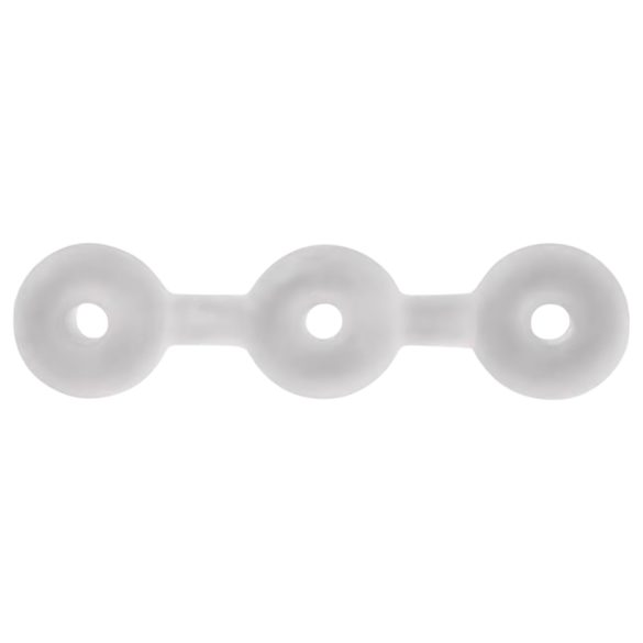 Perfect Fit Triple - Set di Anelli Fallici (bianco)
