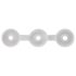 Perfect Fit Triple - Set di Anelli Fallici (bianco)