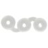Perfect Fit Triple - Set di Anelli Fallici (bianco)