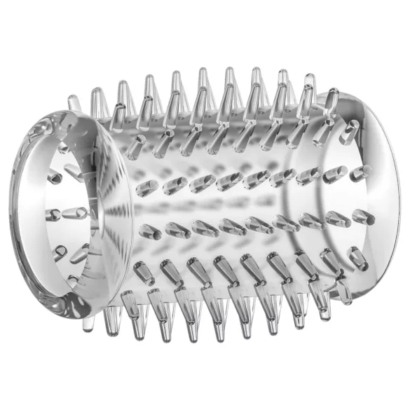 Stay Hard - anello fallico stimolante con punte - silicone trasparente