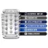 Stay Hard - anello fallico stimolante con piccole punte - trasparente