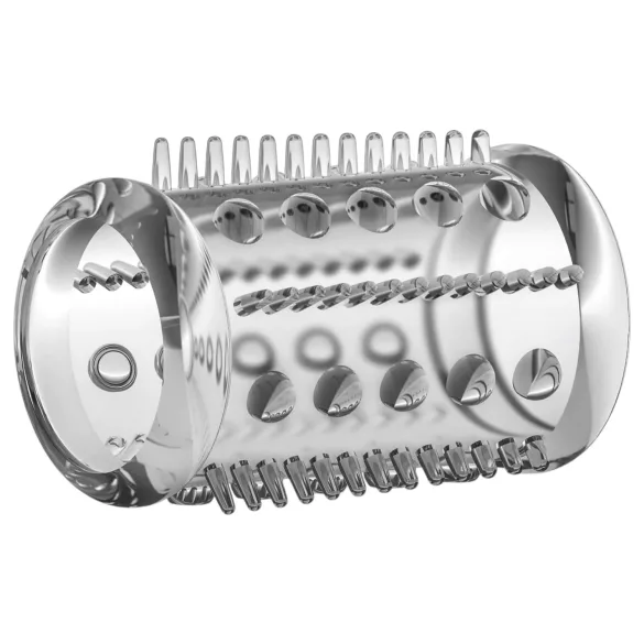 Stay Hard - anello fallico stimolante con piccole punte - trasparente