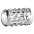 Stay Hard - anello fallico con sfere - trasparente