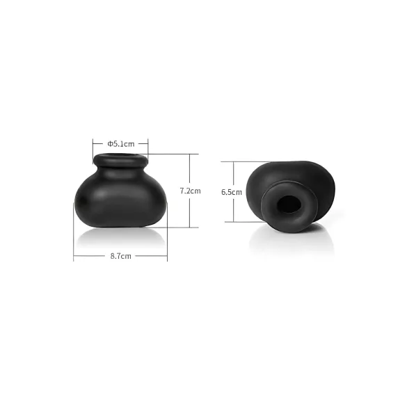 Perfect Fit Bull Bag - sacco scrotale e allungatore (nero)