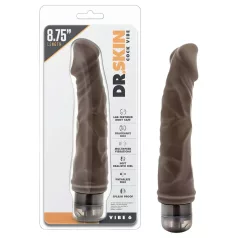 Dr. Skin Vibe No.6 - vibratore realistico - marrone