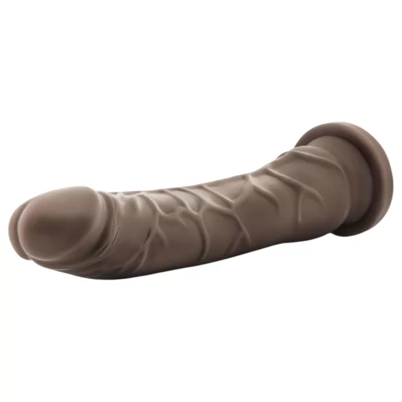 Dr. Skin 8,5 - dildo realistico con ventosa (marrone, 20,5 cm)