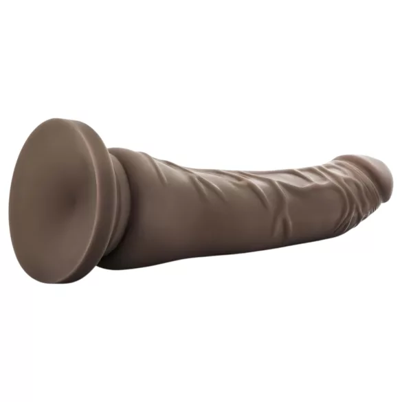 Dr. Skin 8,5 - dildo realistico con ventosa (marrone, 20,5 cm)