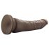 Dr. Skin 8,5 - Dildo realistico marrone con ventosa (20,5cm)