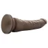 Dr. Skin 8,5 - dildo realistico con ventosa (marrone, 20,5 cm)