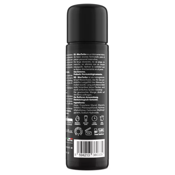 Intimateline MaxTurbo - lubrificante a base d’acqua per uomini (100 ml)