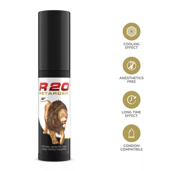 Intimateline R20 - spray ritardante rinfrescante per uomini (20 ml)