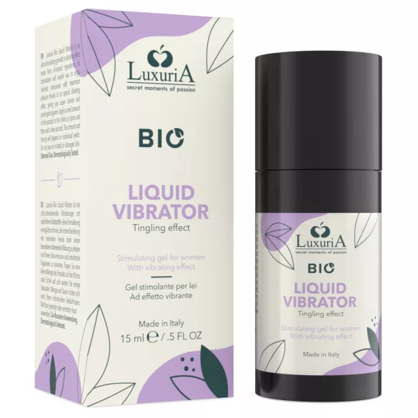Intimateline Luxuria BIO - gel vibratore liquido per donne (15 ml)