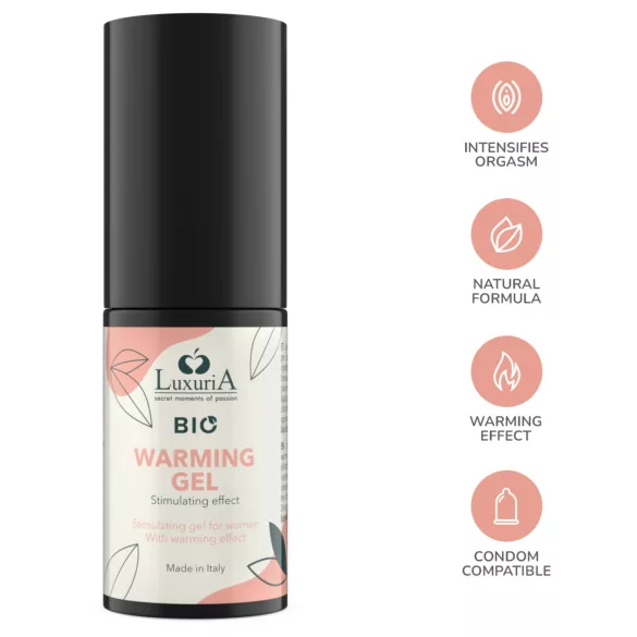 Intimateline Luxuria BIO - gel stimolante riscaldante per donne (30 ml)