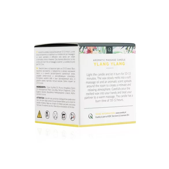 Exotiq - candela da massaggio profumata - ylang ylang - 60g