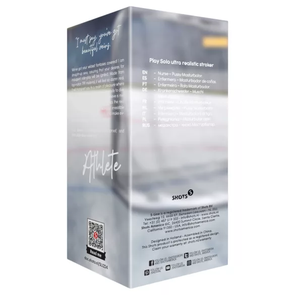 S-Line Athlete - sedere finto realistico (color carne)