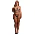 Le Désir Luxe - set di imbracatura per il corpo aperta (nero)