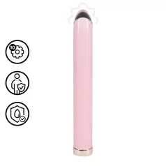 Loveline - vibratore dritto in vetro (rosa)