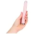 Loveline - vibratore dritto in vetro (rosa)
